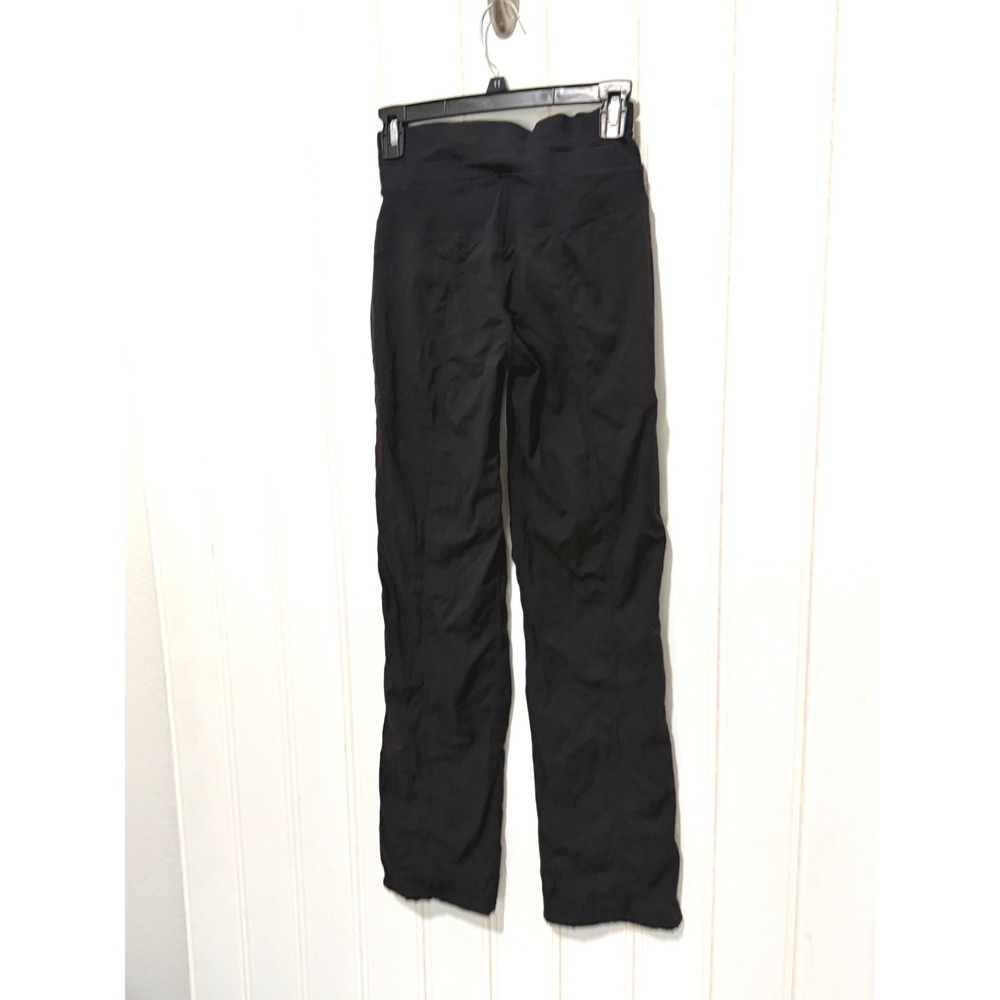 Lululemon Black Dance Studio Pants Mid Rise Relaxed Fit Drawstring Size 2 - Picture 9 of 9